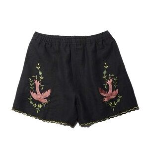 Embroidered Bode Rosefinch Shorts
